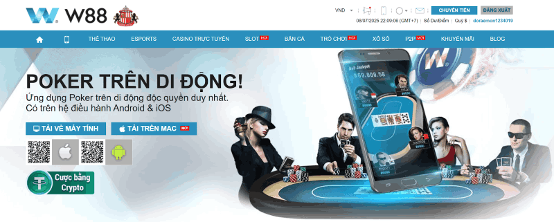 poker di động W88